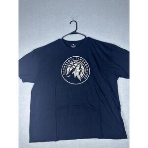 Minnesota Timberwolves Shirt Mens 2XL NBA Basketball‎ Camo Tee Fanatics